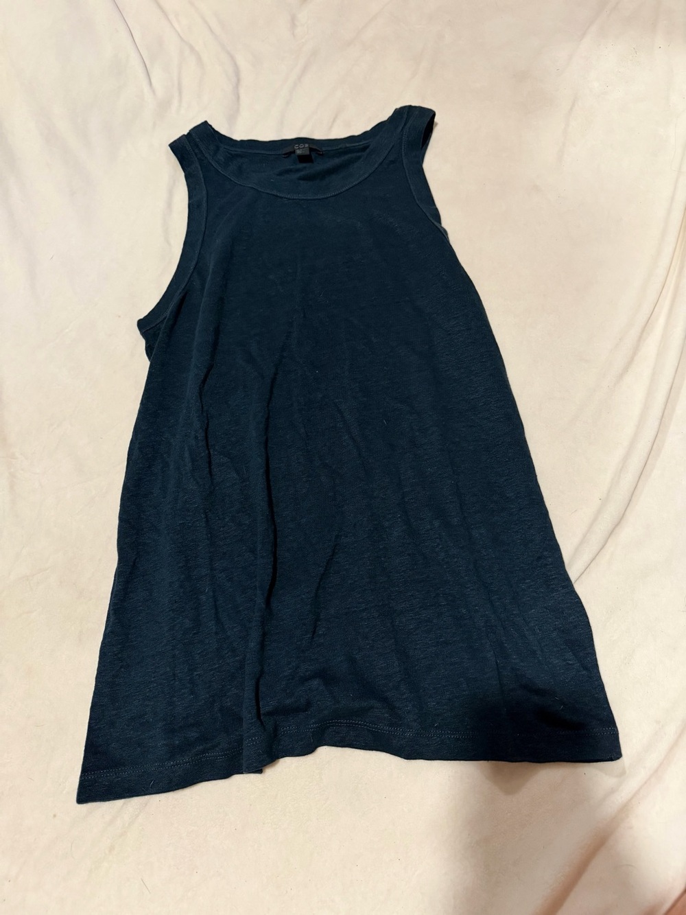 COS Navy Blue Sleeveless Tank Top